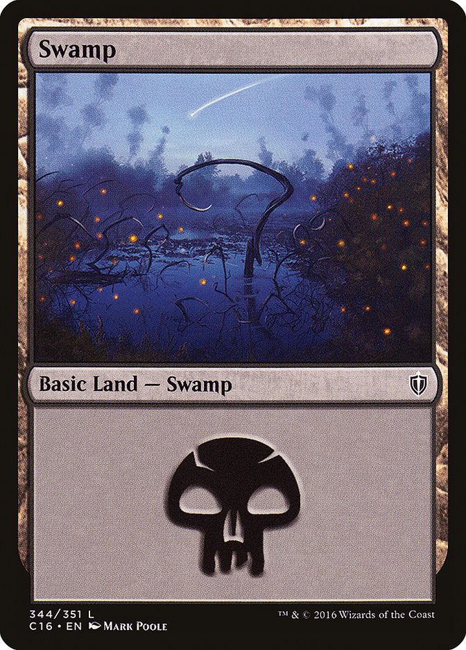 Swamp (344) [Commander 2016] | Chromatic Games