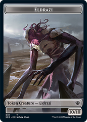 Eldrazi // Soldier Double-Sided Token [Starter Commander Decks] | Chromatic Games