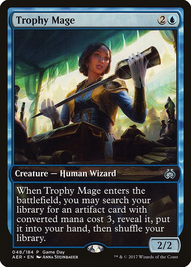 Trophy Mage (Game Day) [Aether Revolt Promos] | Chromatic Games