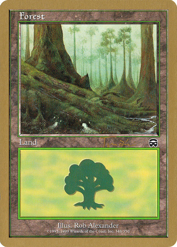 Forest (jt348) (Jan Tomcani) [World Championship Decks 2001] | Chromatic Games