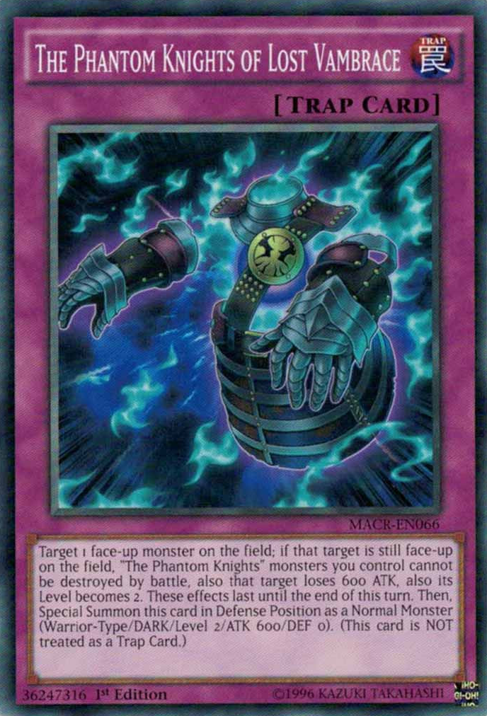 The Phantom Knights of Lost Vambrace [MACR-EN066] Common | Chromatic Games