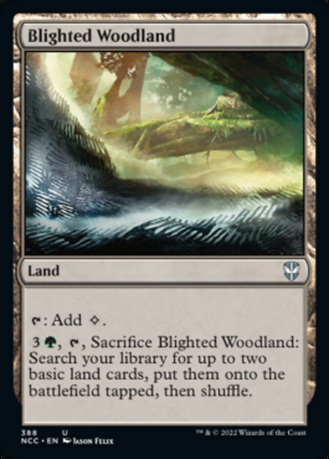 Blighted Woodland [Streets of New Capenna Commander] | Chromatic Games