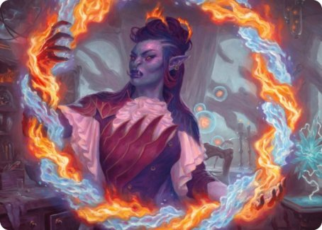 Rootha, Mercurial Artist Art Card [Strixhaven: School of Mages Art Series] | Chromatic Games