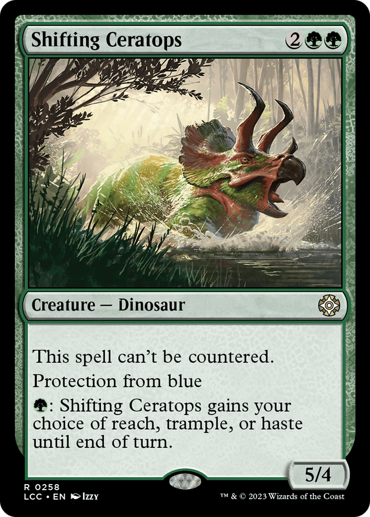 Shifting Ceratops [The Lost Caverns of Ixalan Commander] | Chromatic Games