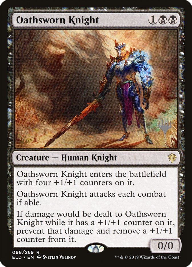 Oathsworn Knight (Promo Pack) [Throne of Eldraine Promos] | Chromatic Games