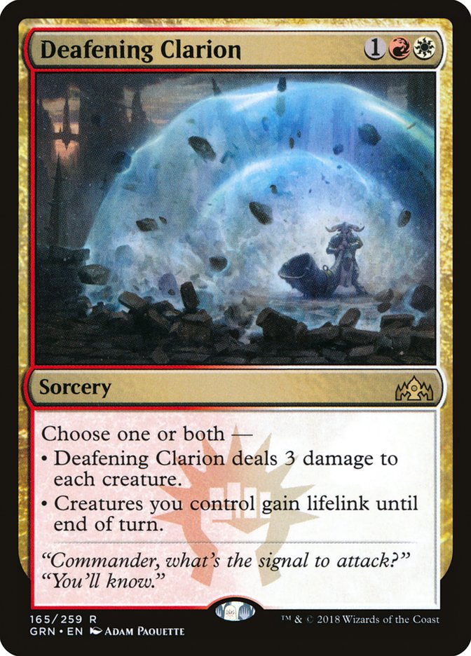 Deafening Clarion [Guilds of Ravnica] | Chromatic Games