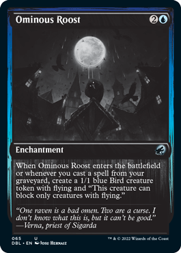 Ominous Roost [Innistrad: Double Feature] | Chromatic Games