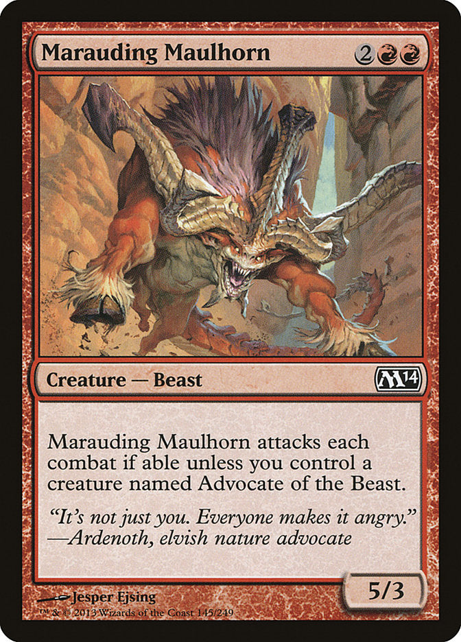 Marauding Maulhorn [Magic 2014] | Chromatic Games