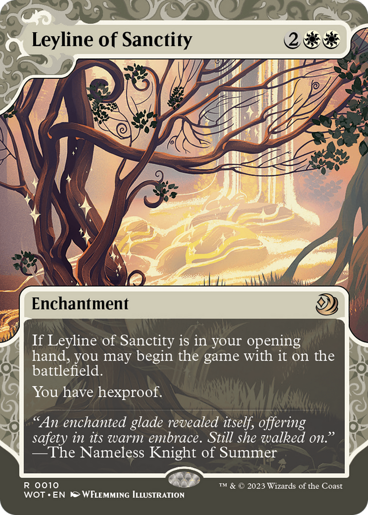 Leyline of Sanctity [Wilds of Eldraine: Enchanting Tales] | Chromatic Games