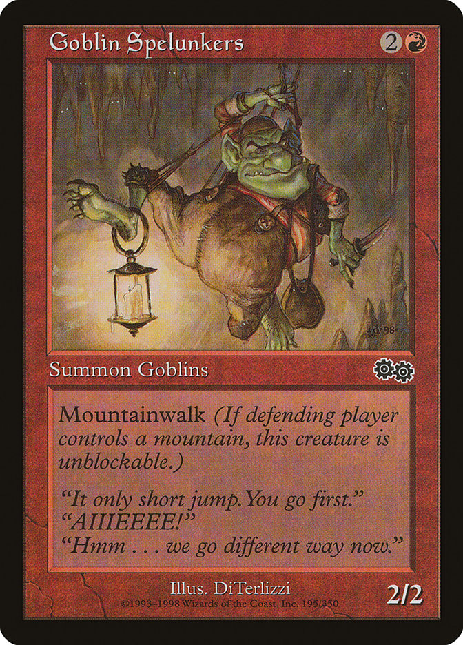 Goblin Spelunkers [Urza's Saga] | Chromatic Games