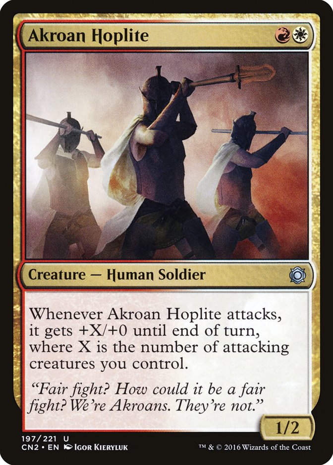 Akroan Hoplite [Conspiracy: Take the Crown] | Chromatic Games