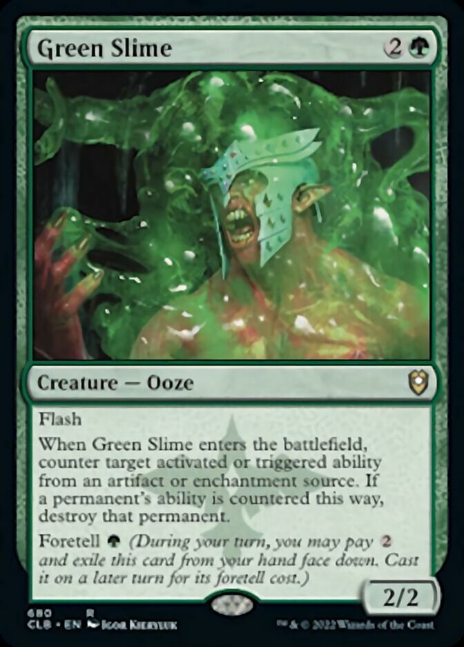 Green Slime [Commander Legends: Battle for Baldur's Gate] | Chromatic Games