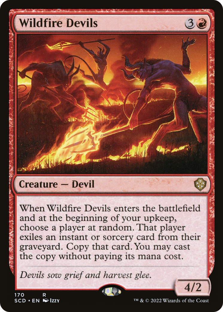 Wildfire Devils [Starter Commander Decks] | Chromatic Games