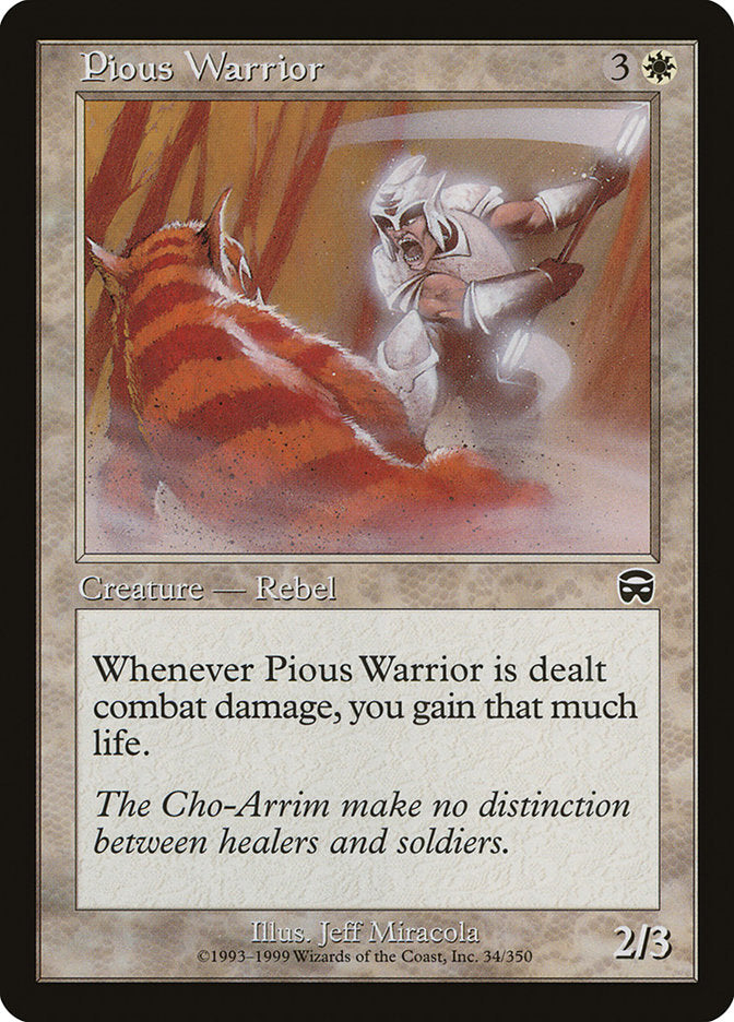 Pious Warrior [Mercadian Masques] | Chromatic Games