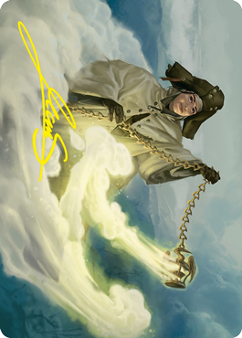 Traveling Minister Art Card (Gold-Stamped Signature) [Innistrad: Crimson Vow Art Series] | Chromatic Games