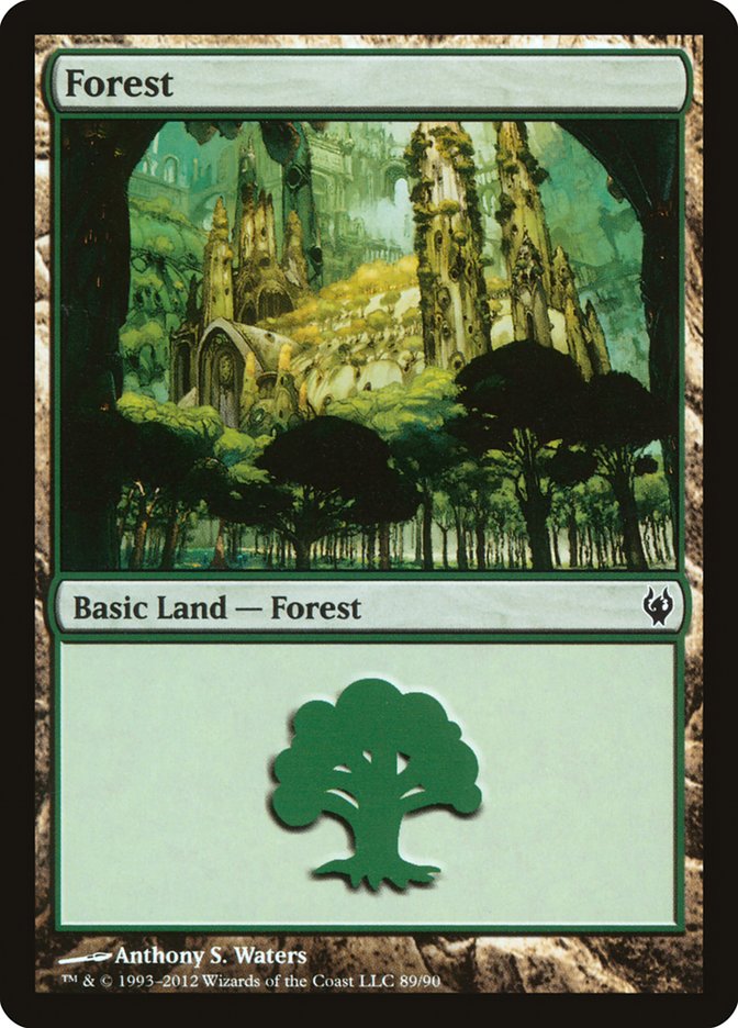 Forest (89) [Duel Decks: Izzet vs. Golgari] | Chromatic Games