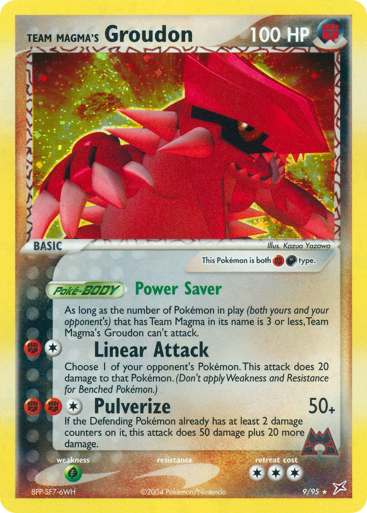 Team Magma's Groudon (9/95) (Theme Deck Exclusive) [EX: Team Magma vs Team Aqua] | Chromatic Games