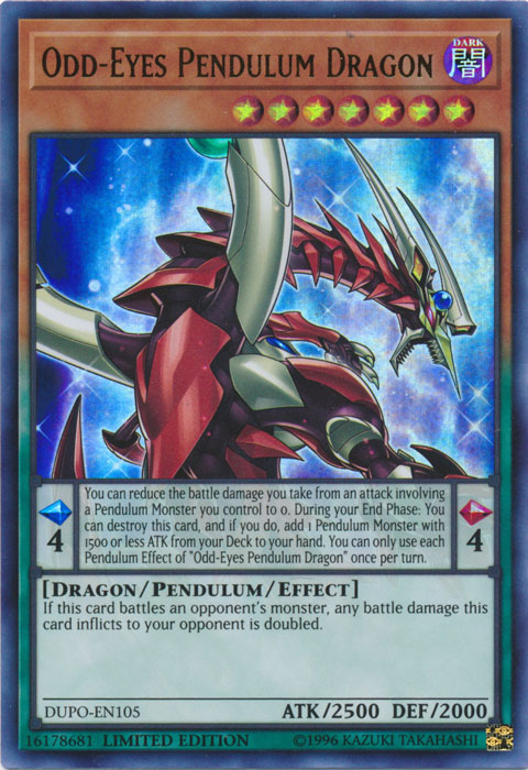 Odd-Eyes Pendulum Dragon [DUPO-EN105] Ultra Rare | Chromatic Games