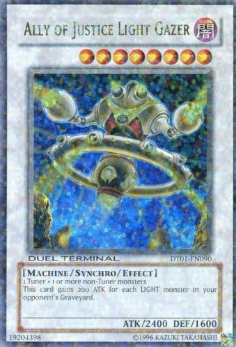 Ally of Justice Light Gazer [DT01-EN090] Ultra Rare | Chromatic Games