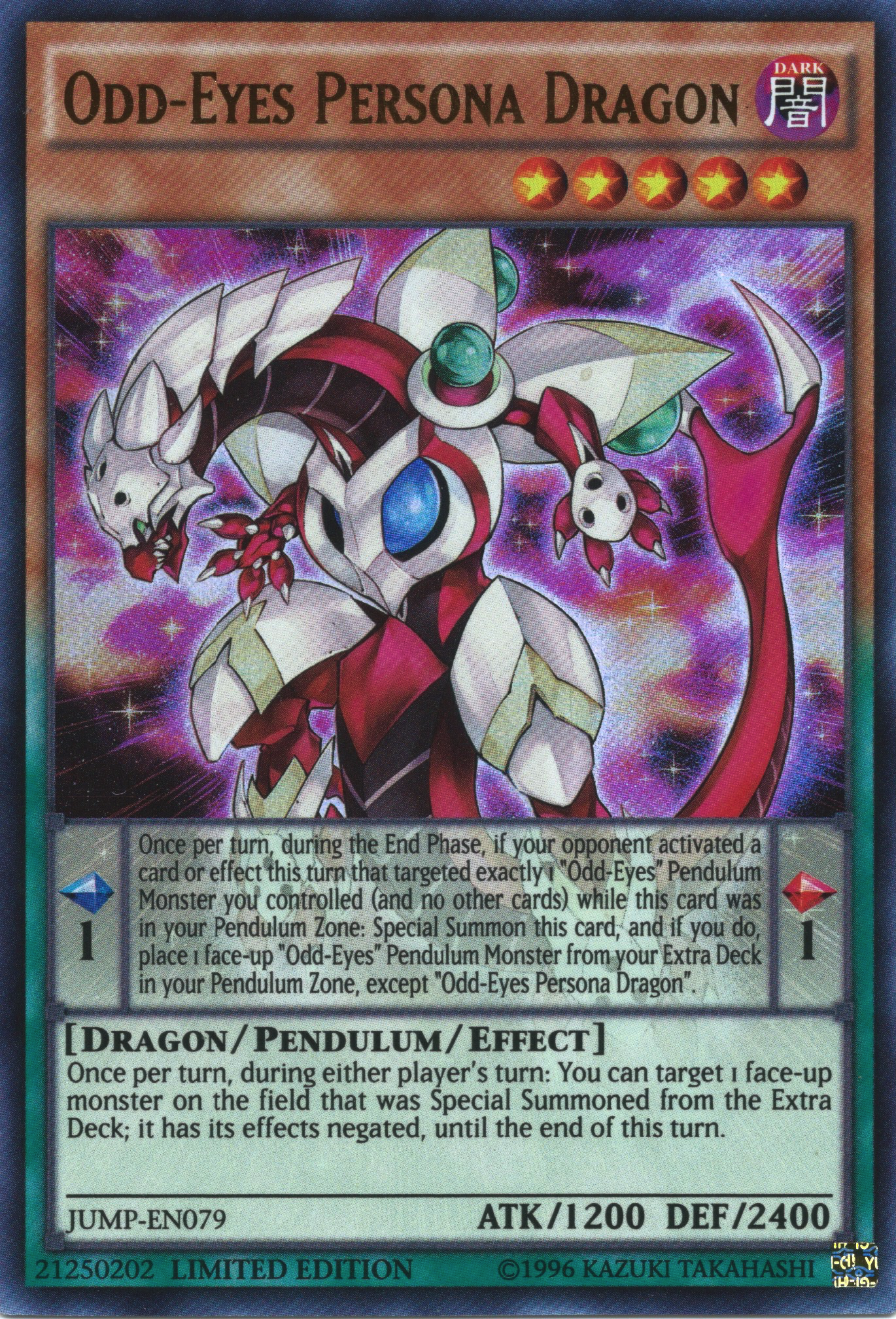 Odd-Eyes Persona Dragon [JUMP-EN079] Ultra Rare | Chromatic Games