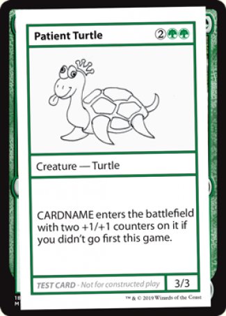 Patient Turtle (2021 Edition) [Mystery Booster Playtest Cards] | Chromatic Games