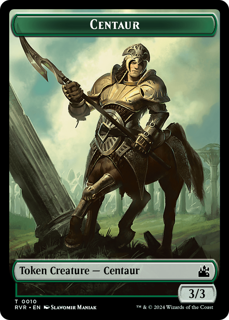 Centaur Token [Ravnica Remastered Tokens] | Chromatic Games