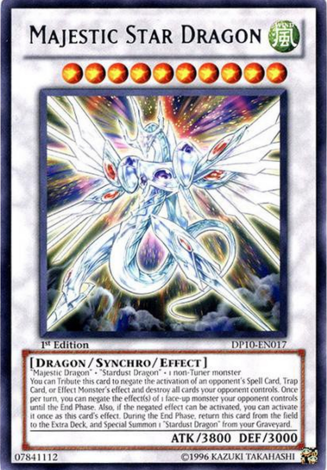 Majestic Star Dragon [DP10-EN017] Rare | Chromatic Games