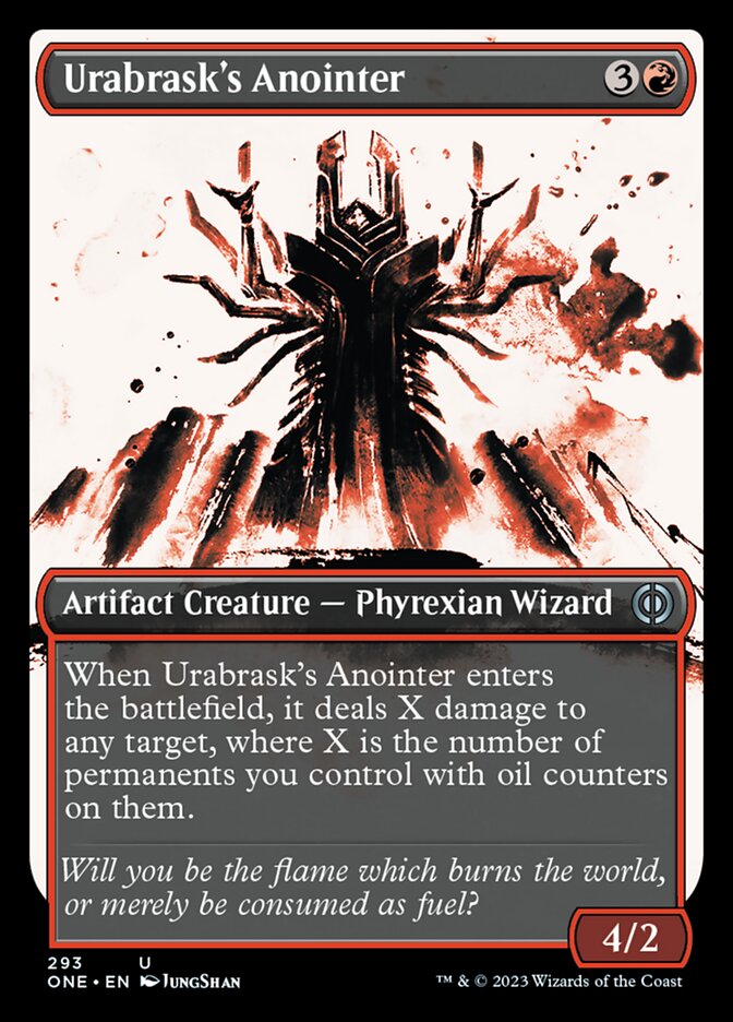 Urabrask's Anointer (Showcase Ichor) [Phyrexia: All Will Be One] | Chromatic Games