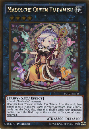 Madolche Queen Tiaramisu [PGL2-EN045] Gold Rare | Chromatic Games