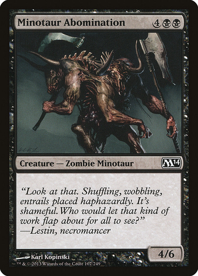 Minotaur Abomination [Magic 2014] | Chromatic Games