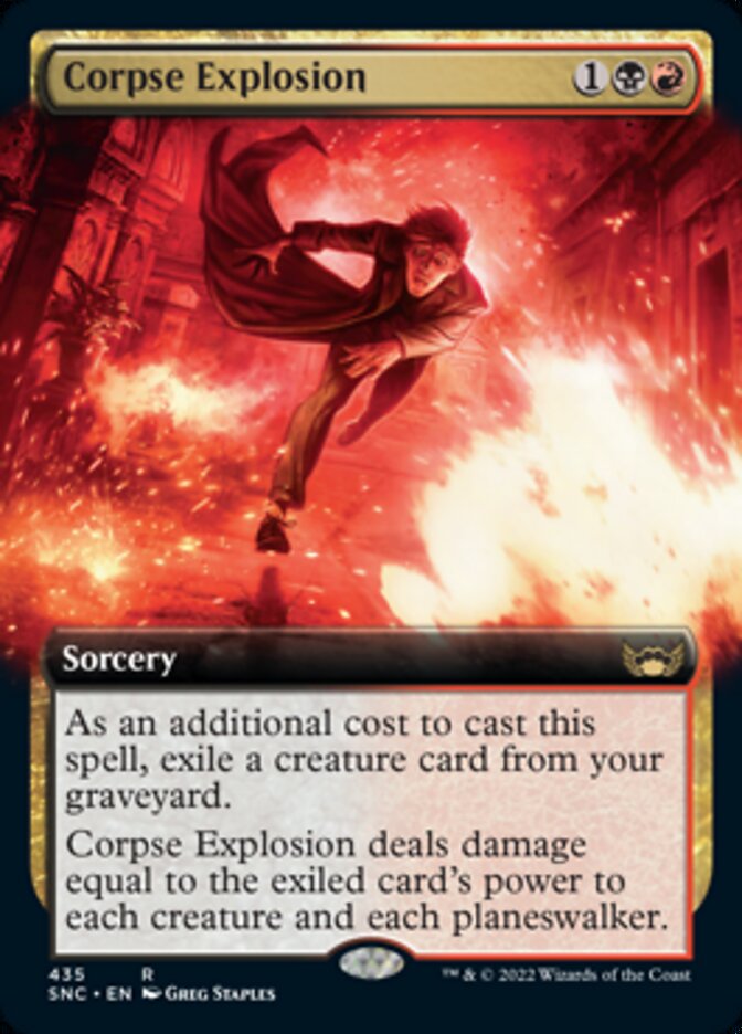 Corpse Explosion (Extended Art) [Streets of New Capenna] | Chromatic Games
