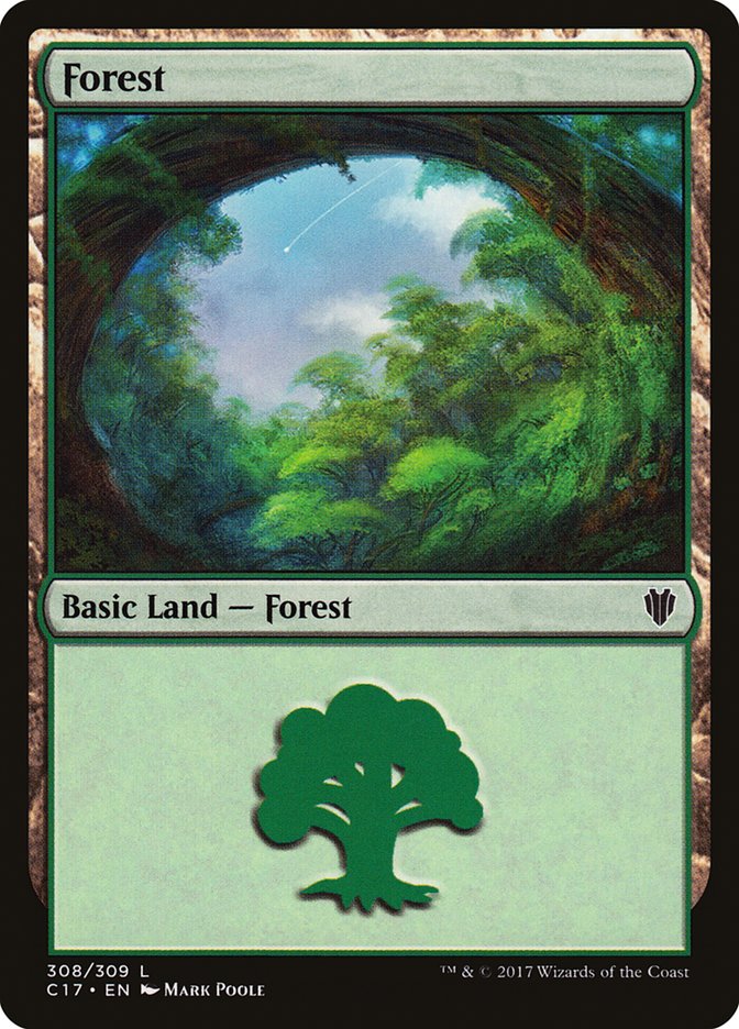 Forest (308) [Commander 2017] | Chromatic Games