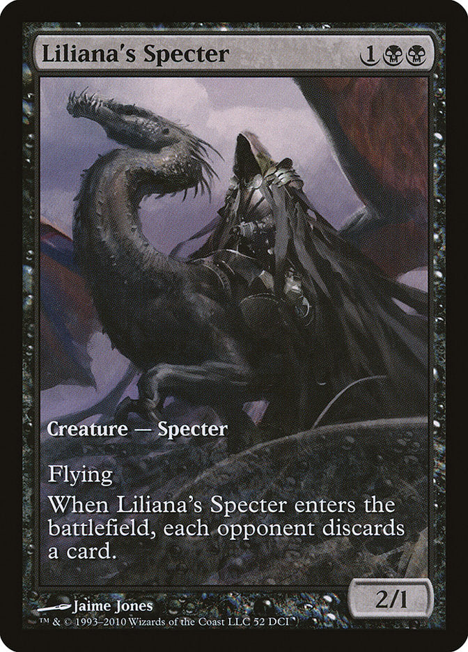 Liliana's Specter (Extended Art) [Magic 2011 Promos] | Chromatic Games