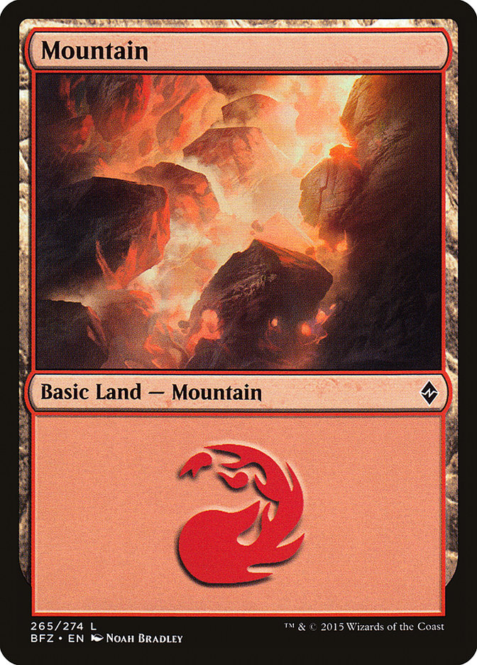 Mountain (265) [Battle for Zendikar] | Chromatic Games