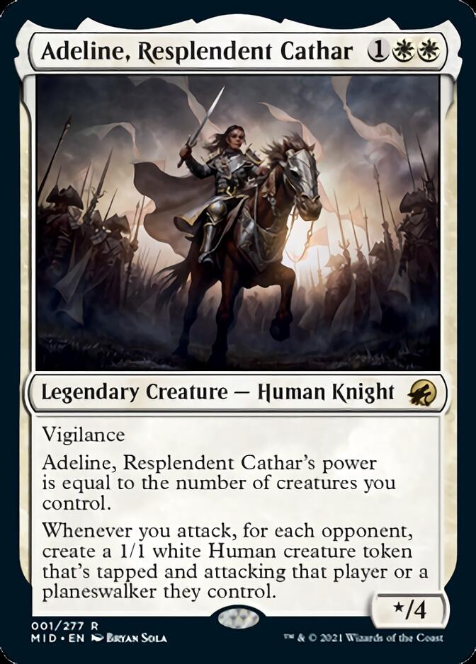 Adeline, Resplendent Cathar [Innistrad: Midnight Hunt] | Chromatic Games