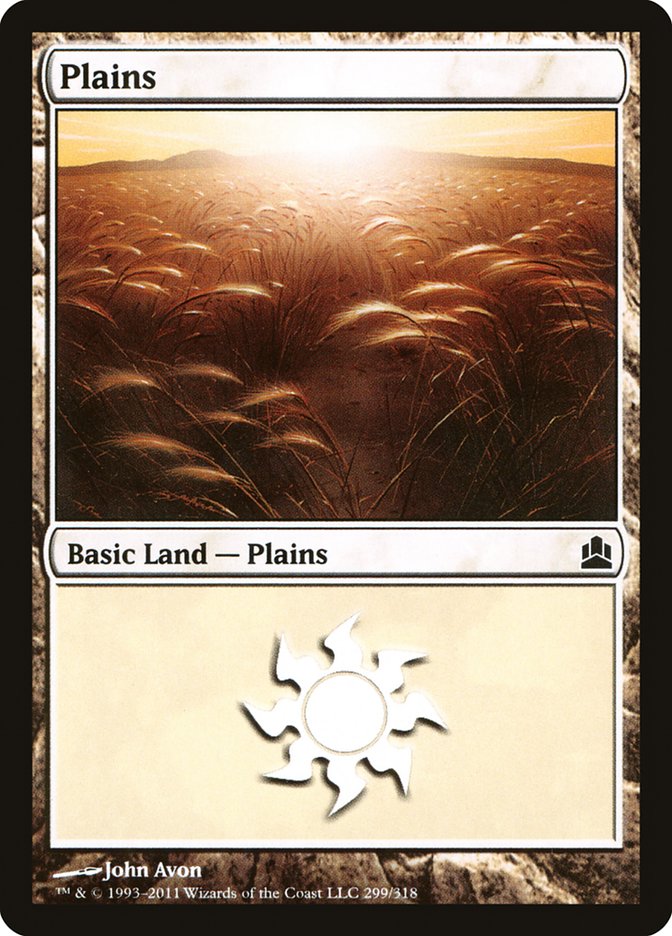 Plains (299) [Commander 2011] | Chromatic Games