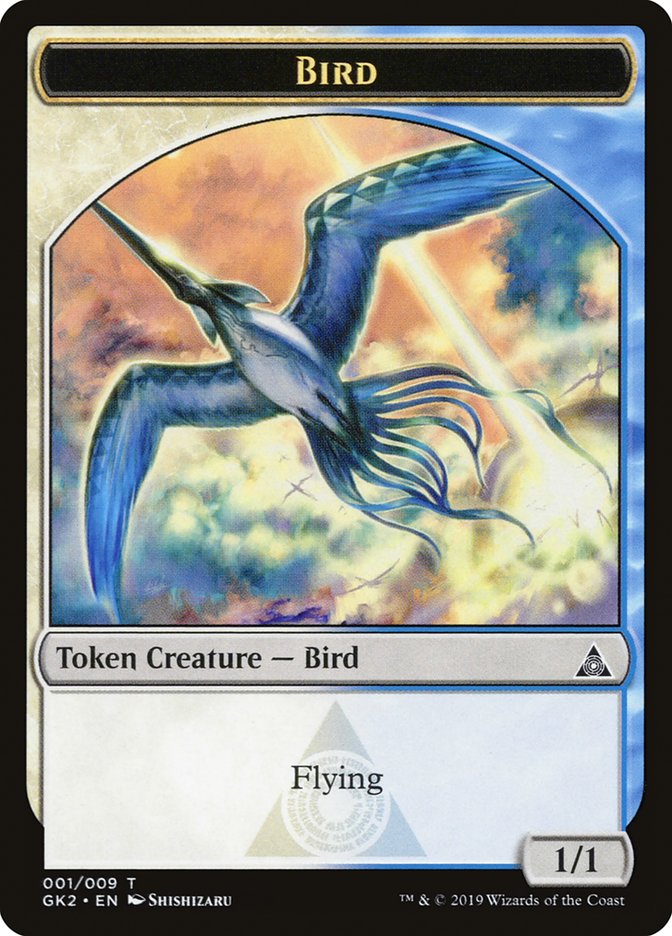 Bird // Sphinx Double-Sided Token [Ravnica Allegiance Guild Kit Tokens] | Chromatic Games