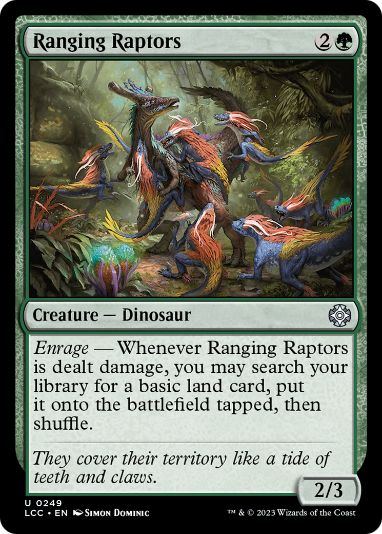 Ranging Raptors [The Lost Caverns of Ixalan Commander] | Chromatic Games