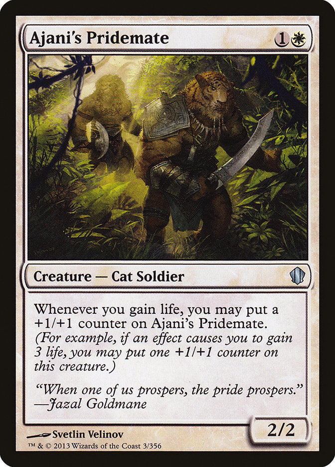 Ajani's Pridemate [Commander 2013] | Chromatic Games