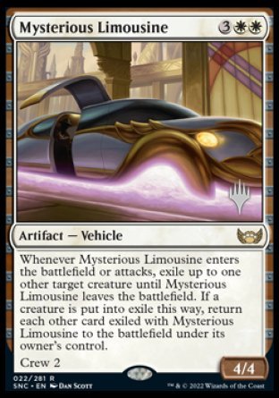 Mysterious Limousine (Promo Pack) [Streets of New Capenna Promos] | Chromatic Games