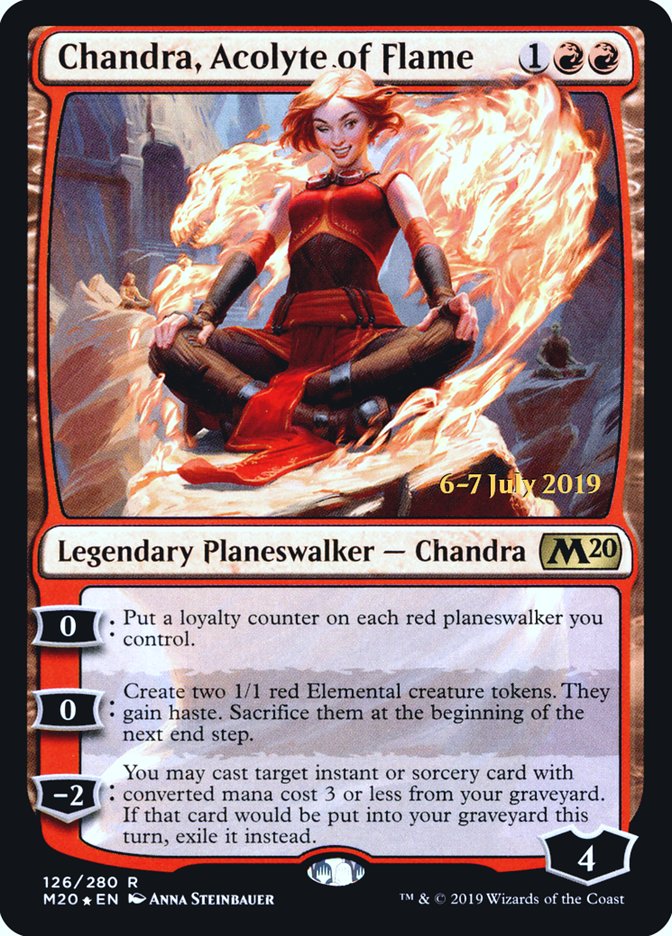 Chandra, Acolyte of Flame [Core Set 2020 Prerelease Promos] | Chromatic Games