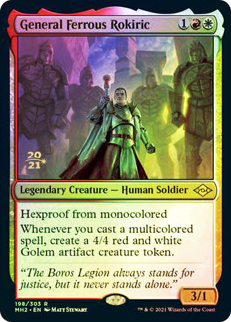 General Ferrous Rokiric [Modern Horizons 2 Prerelease Promos] | Chromatic Games