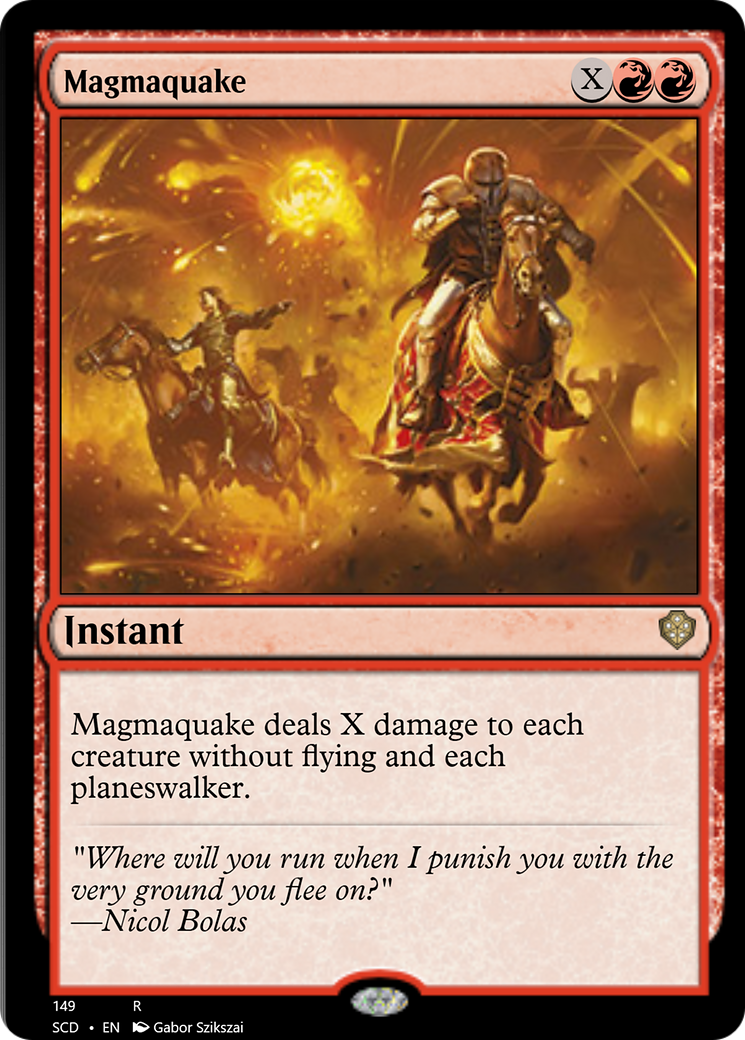 Magmaquake [Starter Commander Decks] | Chromatic Games