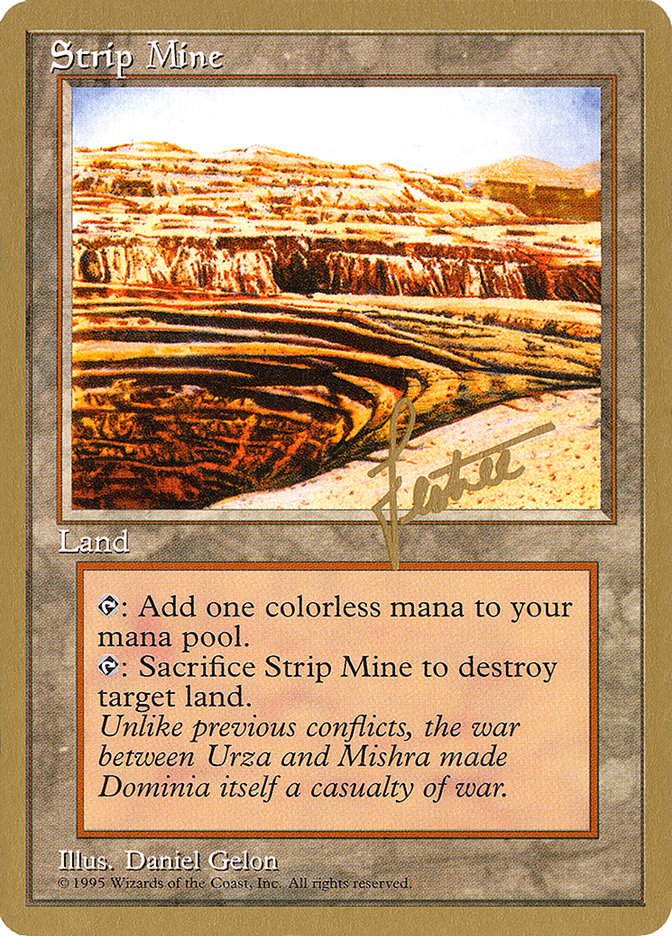 Strip Mine (Bertrand Lestree) [Pro Tour Collector Set] | Chromatic Games