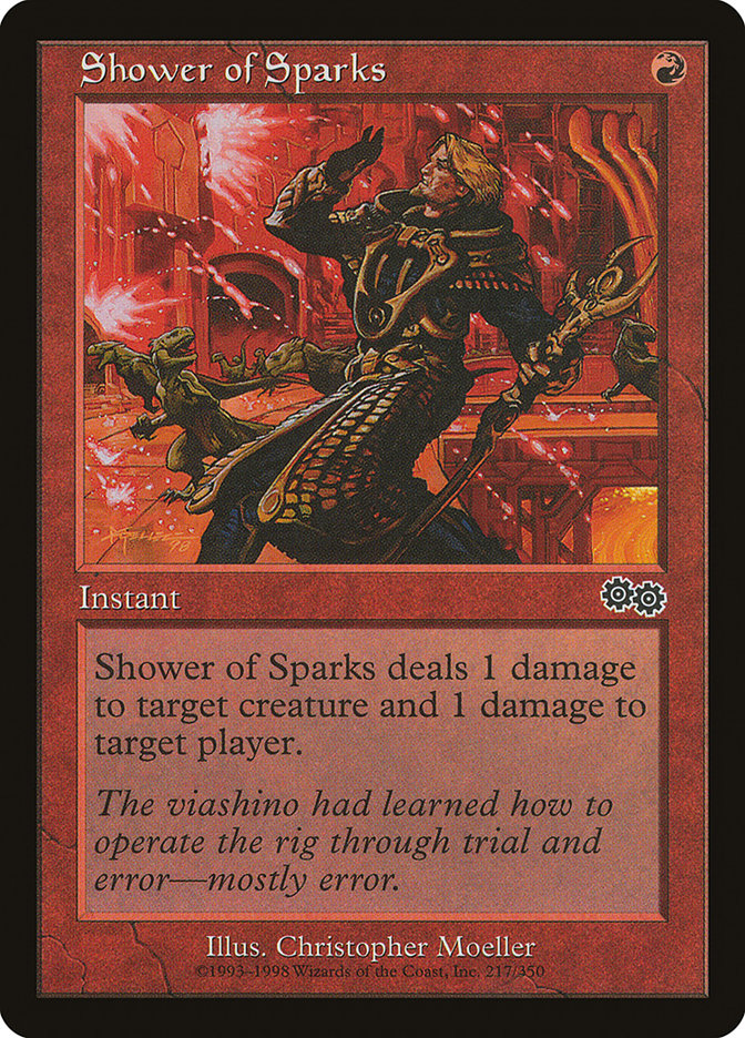 Shower of Sparks [Urza's Saga] | Chromatic Games