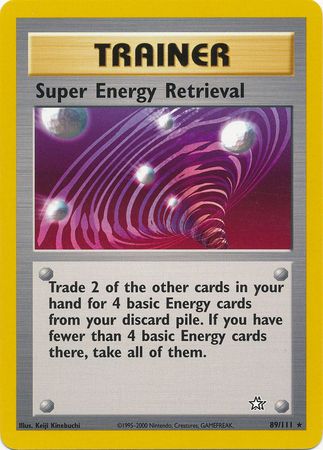 Super Energy Retrieval (89/111) [Neo Genesis Unlimited] | Chromatic Games