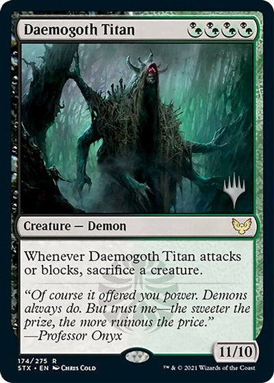 Daemogoth Titan (Promo Pack) [Strixhaven: School of Mages Promos] | Chromatic Games