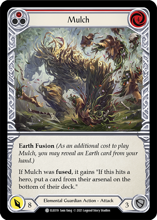 Mulch (Red) [ELE019] (Tales of Aria)  1st Edition Rainbow Foil | Chromatic Games