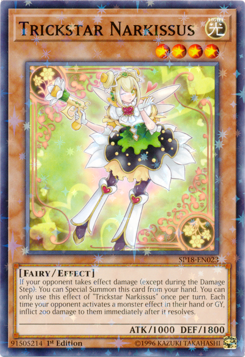 Trickstar Narkissus (Starfoil) [SP18-EN023] Starfoil Rare | Chromatic Games