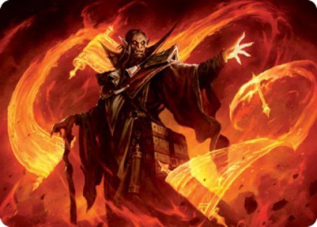 Plargg, Dean of Chaos Art Card [Strixhaven: School of Mages Art Series] | Chromatic Games